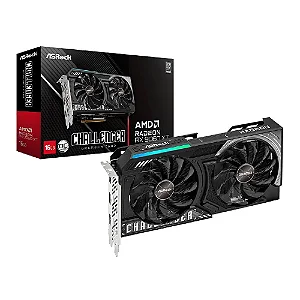 Placa De Vídeo Asrock Amd Radeon Rx 9060 Xt Challenger Oc 16gb Gddr6 128 Bits - 90-ga5qzz-00uanf