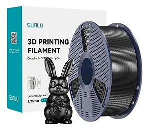 Filamento Sunlu PLA SILK Black - TP5ANT2YX
