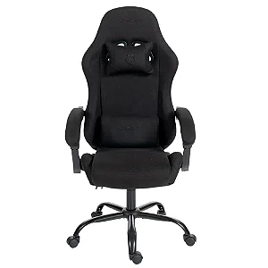Cadeira Gamer Husky Storm 100, Até 120kg, Almofadas, Reclinável 135º, Tecido, Preta - HCG100PTT