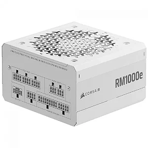 Fonte Corsair Rme Series Rm1000e 2025, 1000w, Full Modular, Cybenetics Gold, Atx, Branco - Cp-9020294-br
