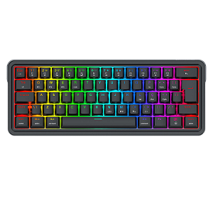 Teclado Mecânico Gamer Redragon Draconic V2 Pro RGB Preto 60% ABNT2 Switch Redragon RPC - K730RGB-PRO