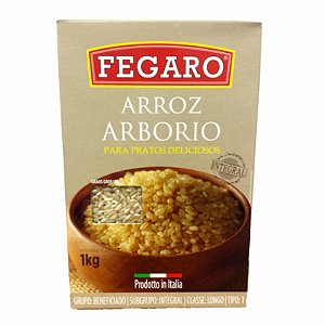 ARROZ ARBORIO INTEGRAL FEGARO 1KG