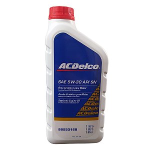 Óleo de Motor AcDelco SAE 5W30 API SN Sintético
