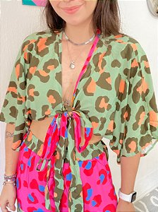 BLUSA AMARRAÇÕES ONÇA REMIX 2