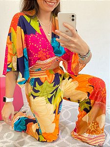 CALÇA PANTALONA FELICIDADE (ESCURA)
