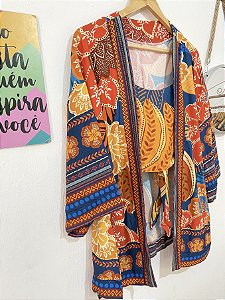 KIMONO EXCLISIVO BLUE GARDEN