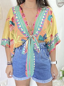 BLUSA AMARRAÇÕES TESOURO NATURAL