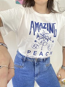T-Shirt algodão Amazing Peach
