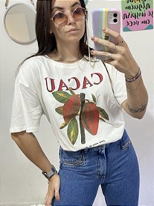 T-Shirt algodão Cacau