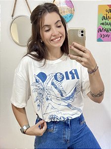 T - SHIRT ALGODÃO RIO COPACABANA
