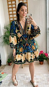 VESTIDO OUTONO AZUL MARINHO
