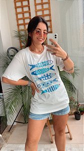 T-SHIRT ALGODÃO SARDINES