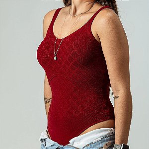BODY ALÇA FINA DETALHADO (APENAS VINHO)