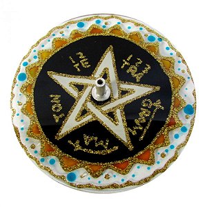 Incensário Tetragrammaton Vidro 10cm