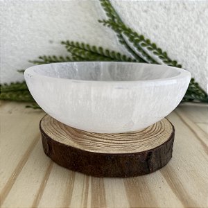 Tigela de Selenita Natural - Bowl de Selenita - 10 cm