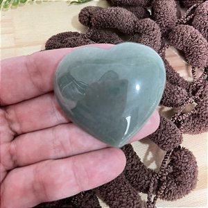 Coração de Quartzo Verde - Pedra da Cura