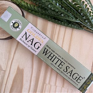 Incenso Golden Nag White Sage