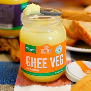 Manteiga Ghee vegana c/cúrcuma - 200g
