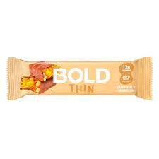 Barra proteica Bold Thin caramelo amendoim 40g