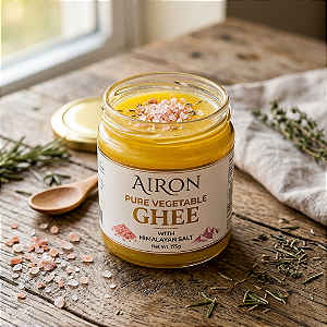 Pure Ghee Vegetal com Sal do Himalaia Airon 175g