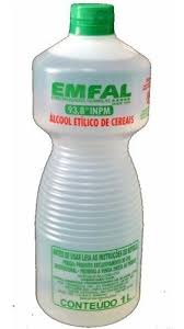 Alcool de cereais 1 litro