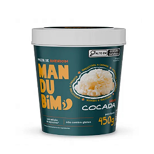 Pasta de amendoim cocada Mandubim 450g