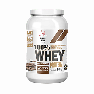 100% Whey Protein chocolate Healt Labs 900g