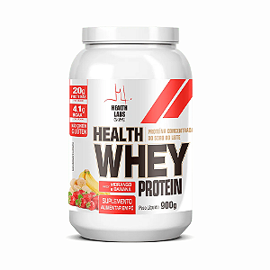 Whey Protein Health morango e banana 900g