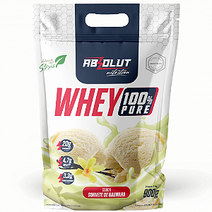 Whey 100% pure sorvete de baunilha Absolut 900g