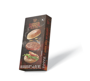 Hambúrguer  surreal vegano bife Veggie Roots 360g