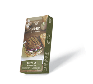 Hambúrguer vegano lentilha Veggie Roots 360g