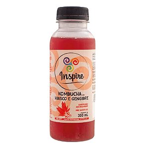Kombuchas Hibisco e gengibre Spire 320ml