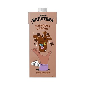 Bebida de Amendoas e cacau Natuterra 1 Litro