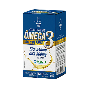 Omega 3 500mg 120 cápsula Health Labs
