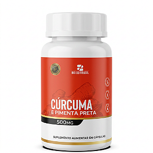 Cúrcuma C/Pimenta 60 Caps 500mg Bio do Brasil