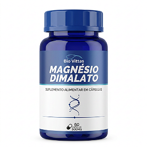 Magnésio Dilamato 60 Caps 590mg Bio Vittas