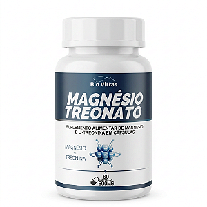Magnésio treonato 60 Caps 500mg Bio Vittas