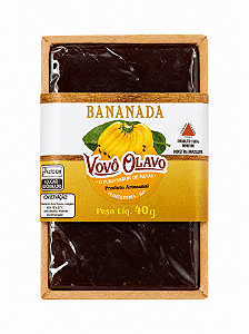 Bananada em barra 40g Vovó Olavo