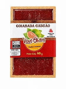 Goiabada cascão em Barra 40g  vovó olavo