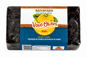 Bananada em barra sem açucar 250g Vovó Olavo