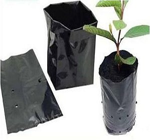 VASO DE SACOS PLÁSTICO  PARA MUDAS