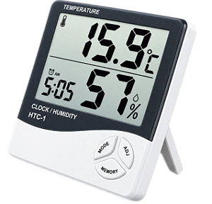 Termohigrômetro Digital com Sonda para Cultivo Indoor