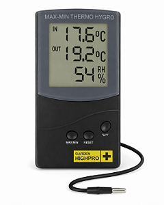 Termo-Higrômetro Digital Garden HighPro ProHygro Medium com Sonda 1,5 m