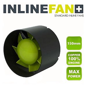 EXAUSTOR PLASTIC DUCT FAN 150mm 320m3/h