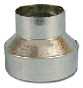 Redutor de Duto de Exaustão 150 para 100 mm