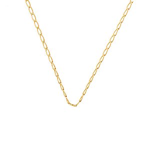 CORRENTE MASCULINA GROUMET COM 60CM DE COMPRIMENTO OURO 18K.