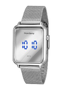 Relógio Mondaine  Caixa e Pulseira de Metal Digital  32171L0MVNE3