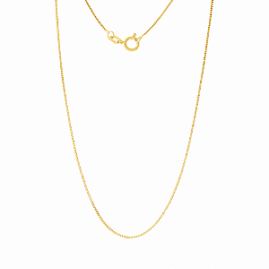 CORRENTE VENEZIANA COM 50CM DE COMPRIMENTO OURO 18K.