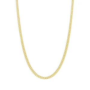 CORRENTE GROUMET FINA 60CM DE COMPRIMENTO OURO 18K.