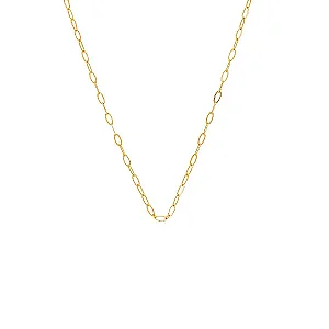 CORRENTE BALÃOZINHO COM 45CM DE COMPRIMENTO OURO 18K.